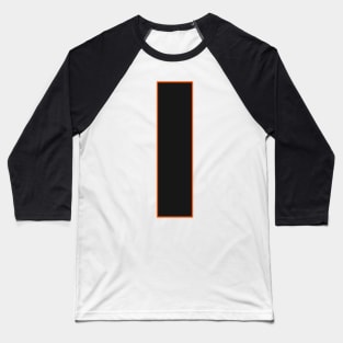 Bold in Black: I's Defining edge Baseball T-Shirt